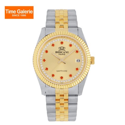 ROSCANI ROSW489729 Gold Dial Stainless Steel Strap Analog Women Watch ROSCANI ROSW489729 Gold Dial Stainless Steel Strap Analog Women Watch